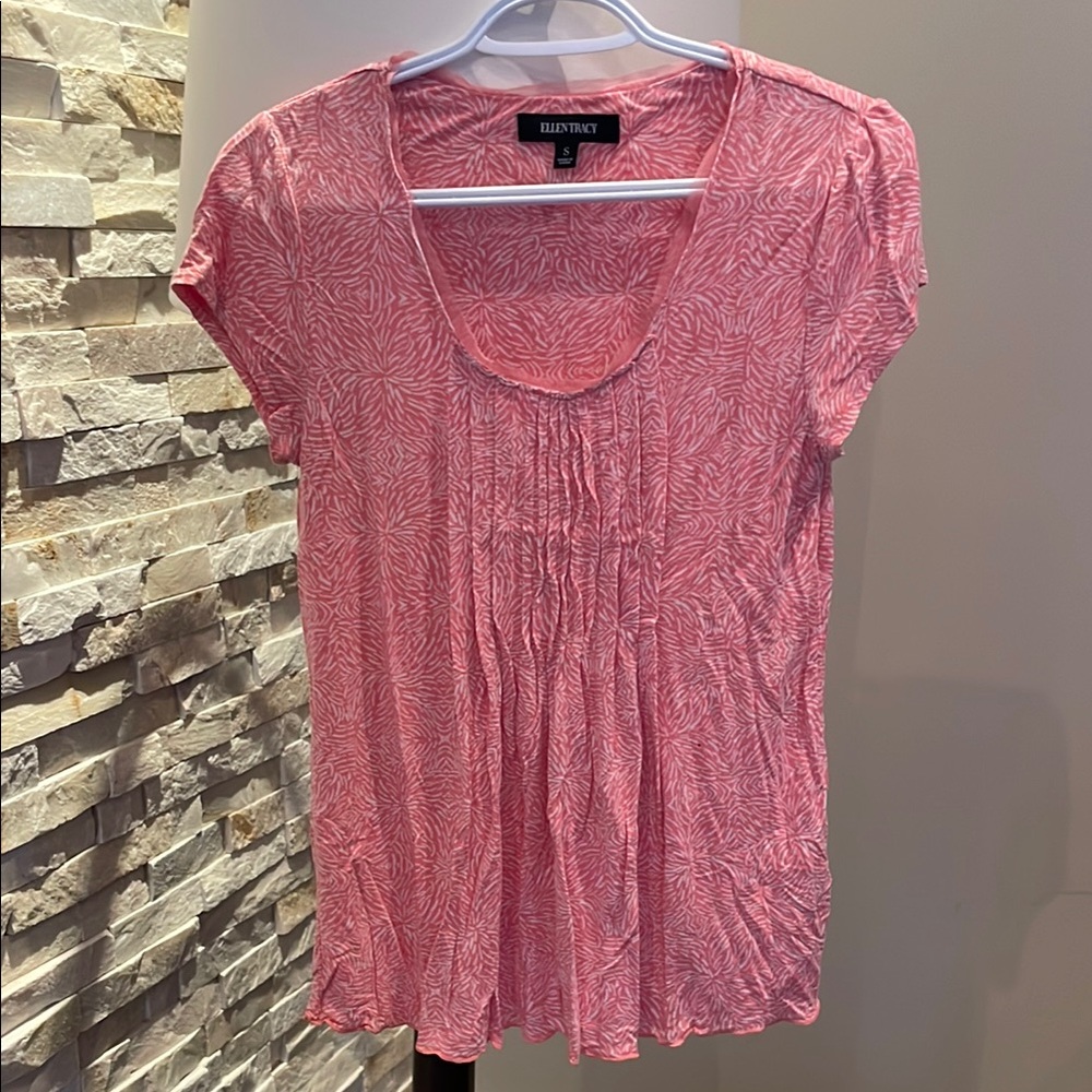 Ellen Tracy Pink Women's Top
